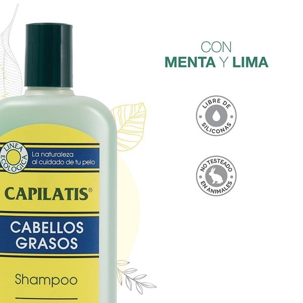 Capilatis Shampoo Cabello Graso Línea Ecologica 420 Ml alt