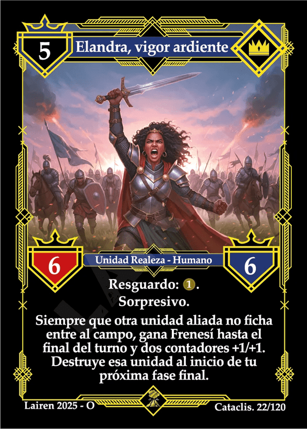 022 Elandra, Vigor Ardiente - Coste 5