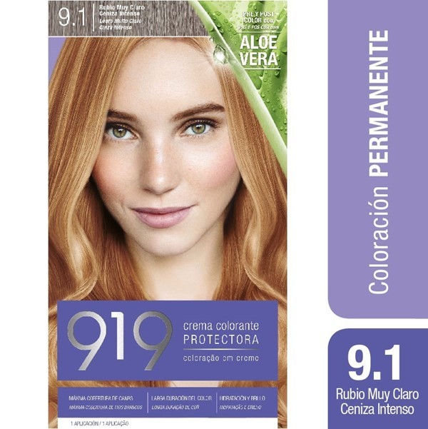 919 Kit Coloracion 9.1 Rubio Muy Claro Ceniza Intenso alt
