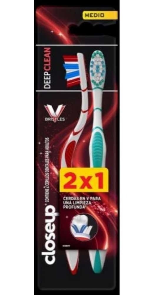 Close Up Cepillo Deep Clean Medio (2 Unidades) alt