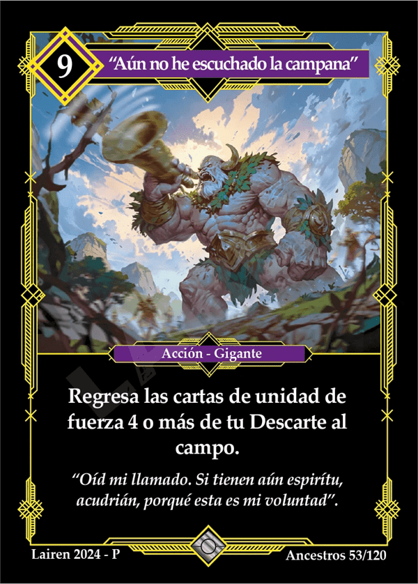 53 Aun No He Escuchado La Campana - Coste 9 #1