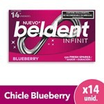 Chicle Beldent Infinit Sabor Blueberry 26,6 G. #1