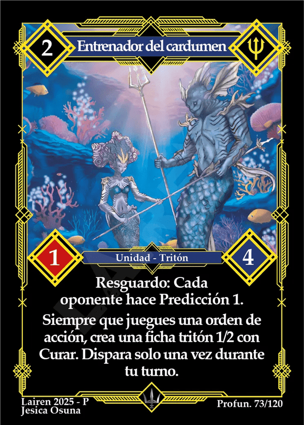 073 Entrenador Del Cardumen - Coste 2