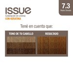 Issue Kit Tintura en Crema Keratin Color 7.3 Rubio Dorado #5
