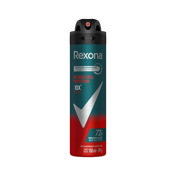 Antitrasnspirante en Aerosol Rexona Men Antib 150 cc. #1