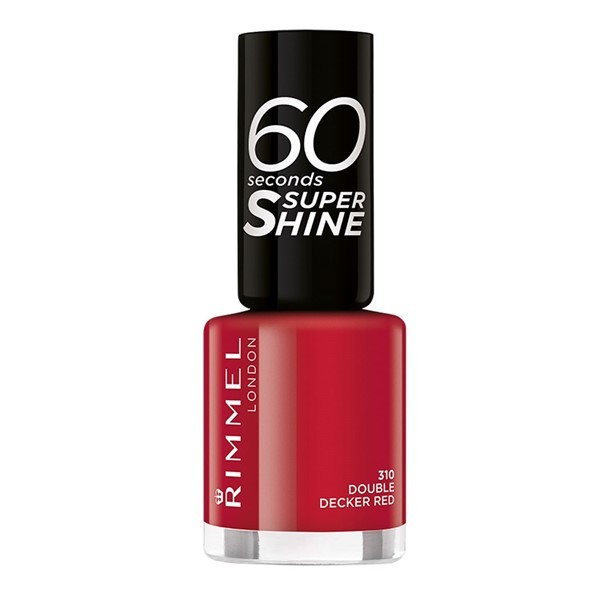 Rimmel Esmalte Para Uñas 60 Segundos 8 Ml | 310 Double Decker Red #1