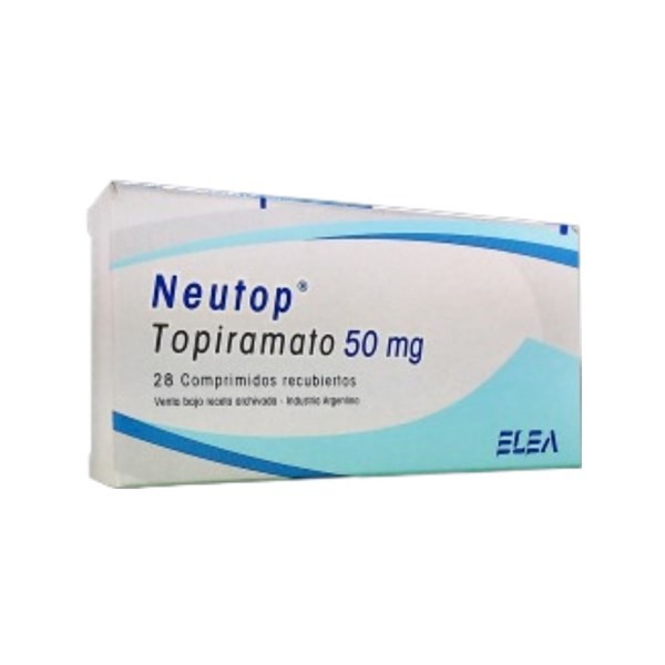 Elea Neutop 50 Mg Topiramato x 28 Comp Recubiertos