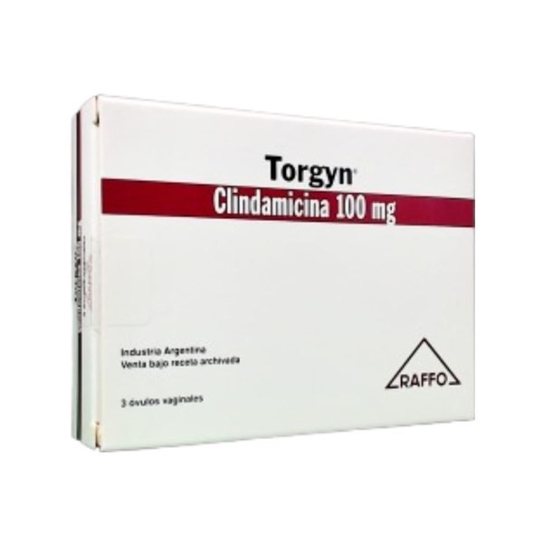 Raffo Torgyn 100 Mg + Clindamicina Ovulo Vaginal x 3 #1
