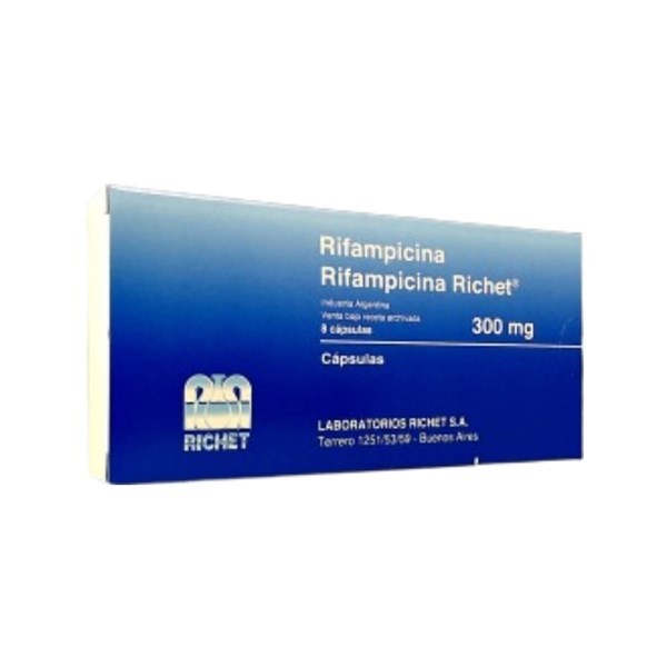 Laboratorios Richet Rifampicina Richet Rifampicina 300 Mg x 8 Cáps #1