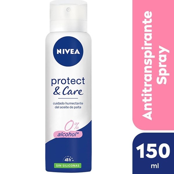 Nivea Desodorante Antitranspirante Femenino  Protect & Care Spray 150 ml