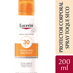 Eucerin Protector Solar Corporal en Spray Toque Seco Piel Sensible Fps30 200 ml #1
