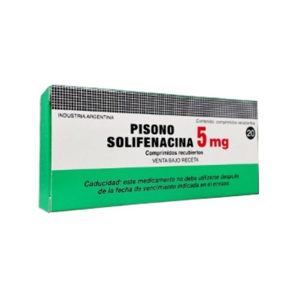 Finadiet Pisono Solifenacina 5 Mg x 20 Comp Recubiertos #1