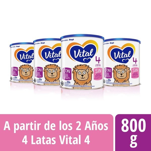 Vital Pack Leche Infantil  Nutri Plus 4 (4 Latas de 800 grs) #1
