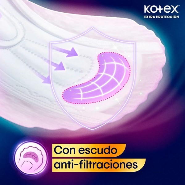 Kotex Toallitas Nocturnas 3D (6 Unidades) alt