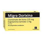 Roemmers Migra Dorixina x 10 comprimidos Recubiertos #1