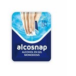 Alcosnap Alcohol en Gel Minisachet Individual 15 Unidades #1