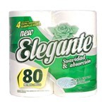 Papel Higiénico New Elegante Hoja Simple 80 M 4 U #1