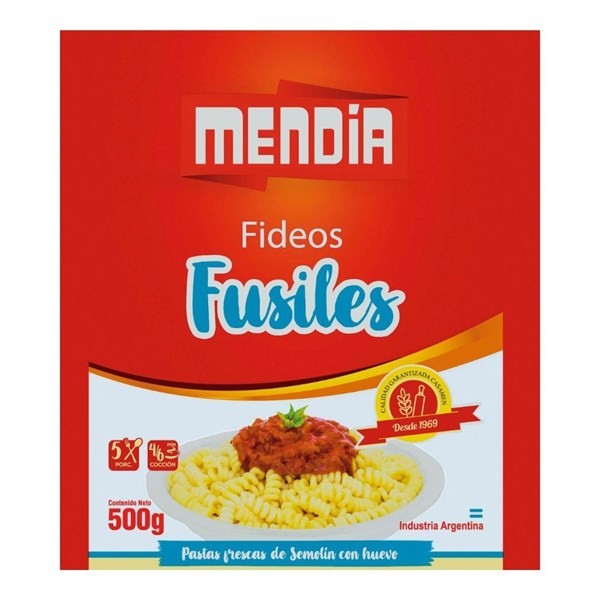 Fideos Frescos Yemita Mendia 500 Gr #1