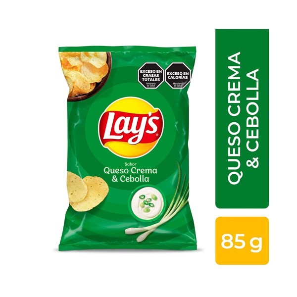Papas Fritas Lays Queso Y Cebolla 77 G. #1