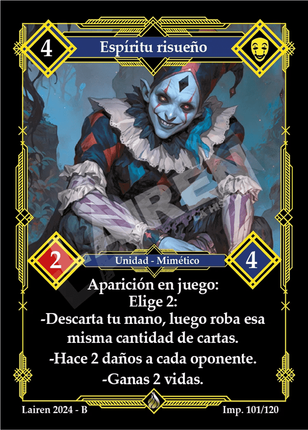 101 Espiritu Risueño - Coste 4