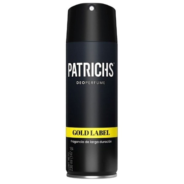 Desodorante Patrichs Gold Label x 230 ml
