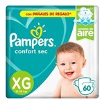 Pampers Confort Sec Pañales Extra Grande x 60 Unidades #1