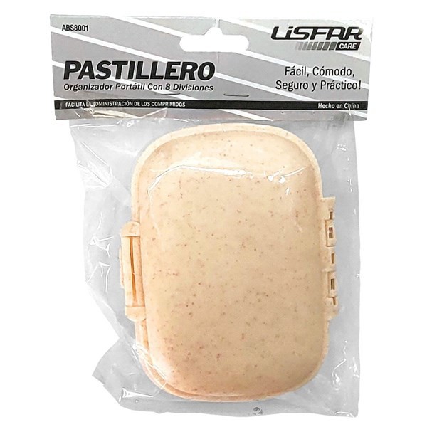 Lisfar Pastillero Portatil Con 8 Divisiones #1