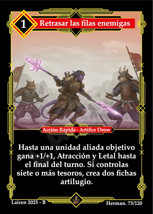 073 Retrasar Las Filas Enemigas - Coste 1 #1
