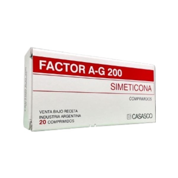 Casasco Factor A-G Simeticona 200 Mg x 20 Comp #1