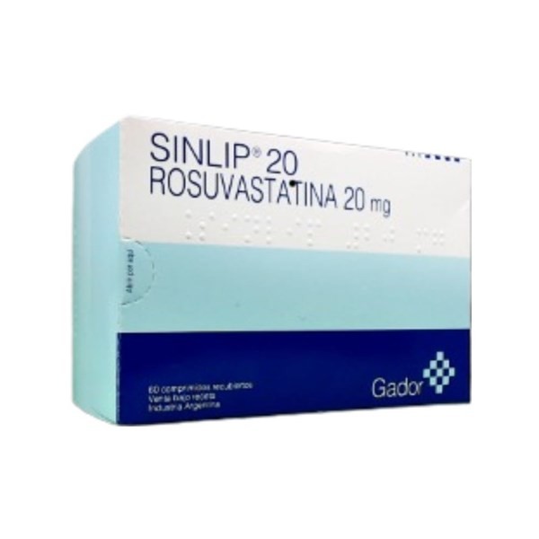 Gador Sinlip Rosuvastatina 20 Mg x 60 Comp #1