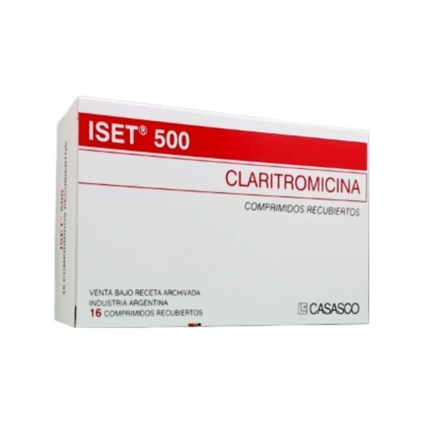 Casasco Iset 500 Claritomicina 500 Mg x 16 Comp #1