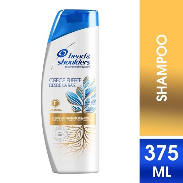 Shampoo Head & Shoulders Crece Fuerte Desde La Raíz 375 Ml #1