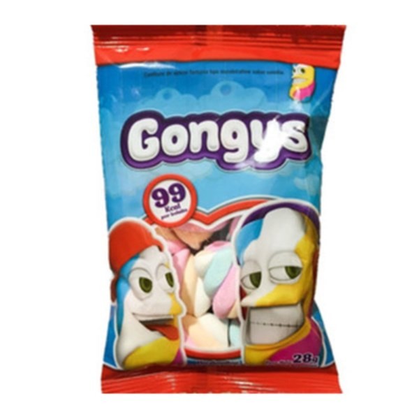 Malvaviscos Billiken Vainilla Trenza Gongys 28 g. #1