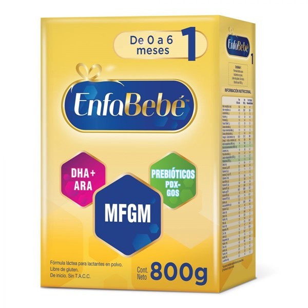 Enfabebe Leche Infantil en Polvo Etapa 1 (800 Gr)