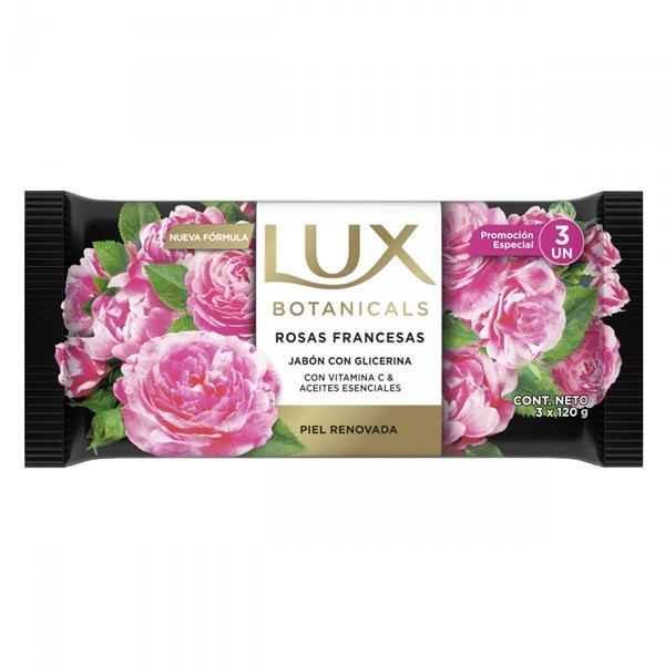 Lux Jabón en Barra Rosas Francesas 120 gr (3 Unidades) alt
