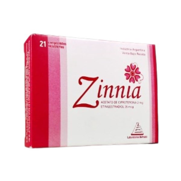 Laboratorio Bernabó Zinnia Ciproterona + Etinilestradiol x 21 Comp Recubiertos #1