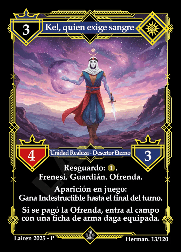 013 Kel, Quien Exige Sangre - Coste 3