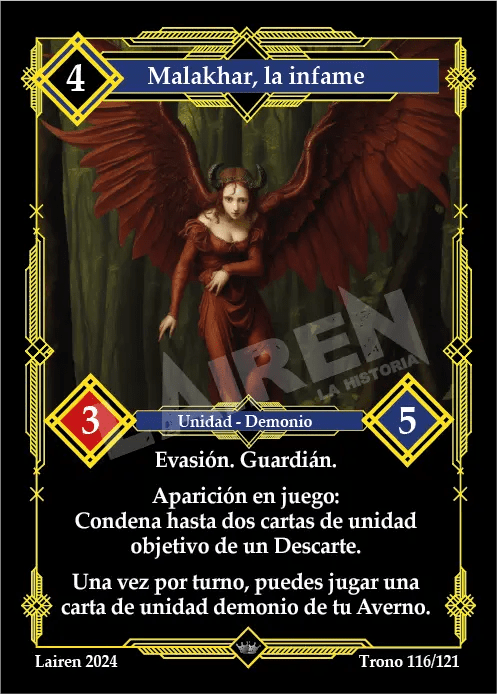 116 Malakhar, La Infame 1ra Edicion - Coste 4 #1