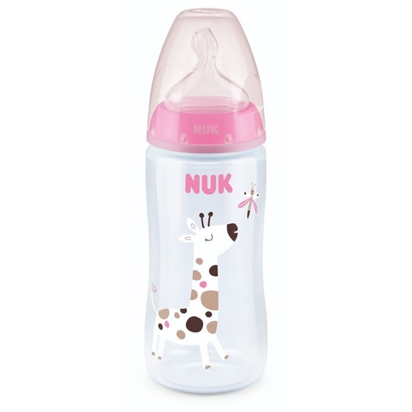 Mamadera Nuk Fc+ Pp Con Control de Temperatura Jirafa x 300 ml alt