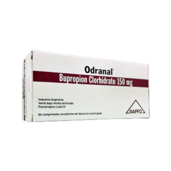 Raffo Odranal Bupropión 150 Mg x 60 Comp de Liberación Prolongada #1