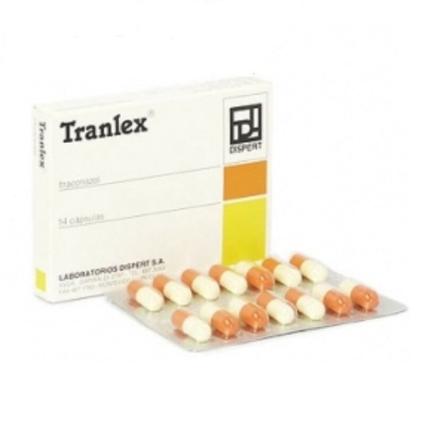 Tranlex 100 mg | 14 capsulas | Itraconazol  #1