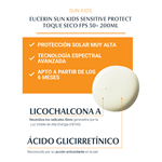 Eucerin Protector Solar Kids Sun F50+ Toque Seco 200 ml #9
