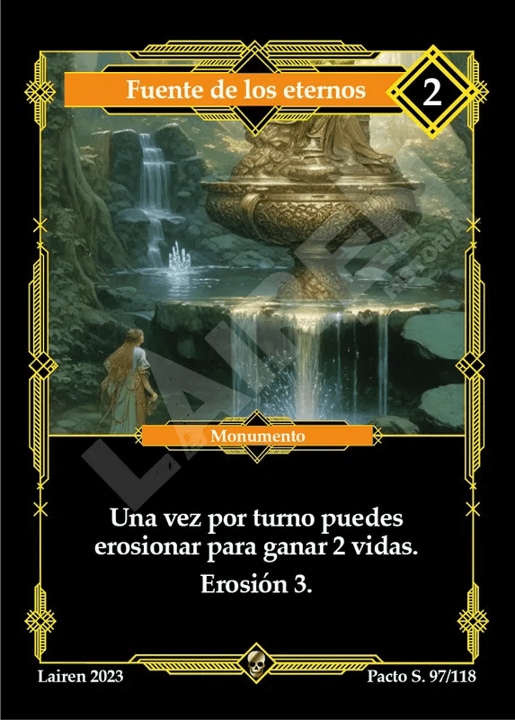 097 Fuente De Los Eternos 1ra Edicion - Coste 2 #1