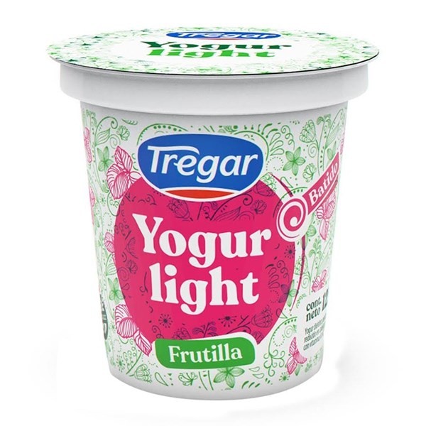 Yogur Light Tregar Frutilla 125 Gr #1