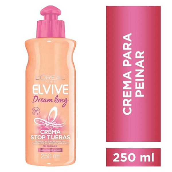 Elvive Crema Para Peinar Dream Length Stop Tijeras 250 ml