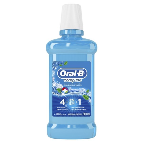 Oral B Enjuague Bucal Complete 4En1  menta Refrescante 500 ml alt