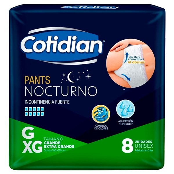 Cotidian Ropa Interior Pants Nocturno g / Xg ( 8 Unidades ) #1