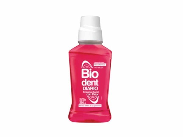 Enjuague Bucal BIODENT diario Frutilla | 250 ml