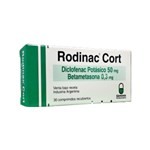Géminis Farmacéutica Rodinac Cort Diclofenac Pot Sico+Asoc x 30 Comp Recubiertos #1