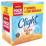 Clight Jugo En Polvo Naranja Dulce 7+1 Light 174 Gr #1